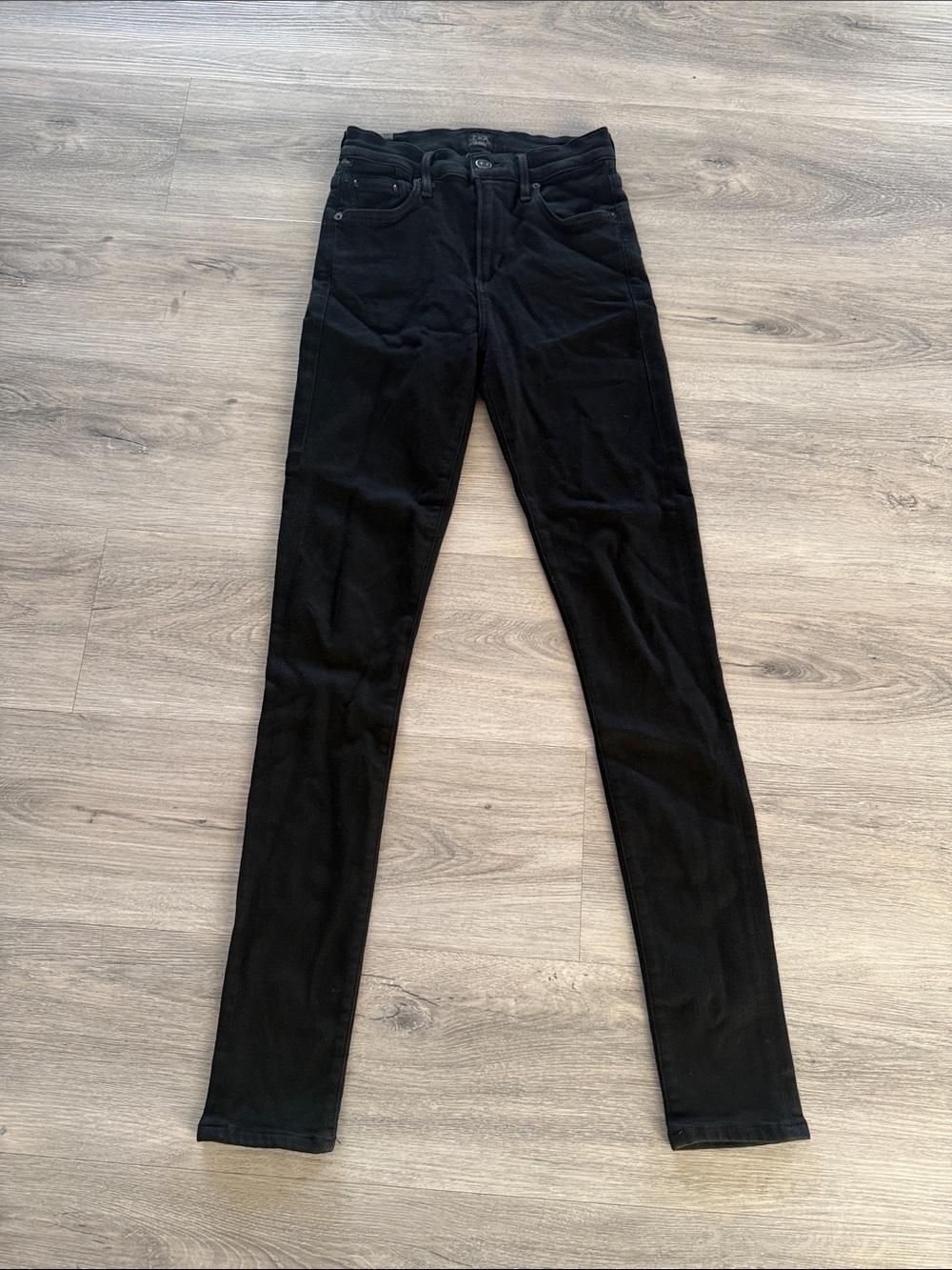 Citizens of humanity rocket Black Skinny Jeans size 24